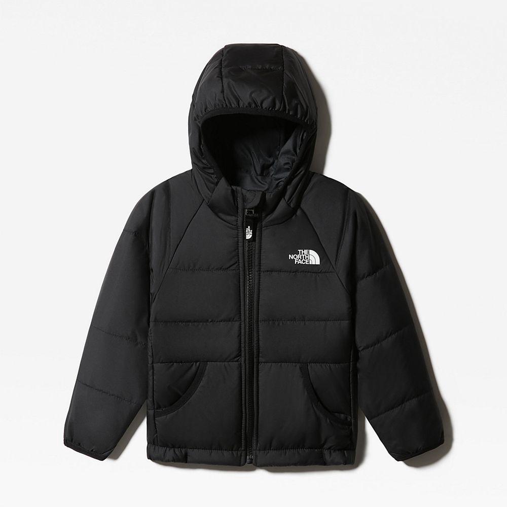 The North Face Reversible Perrito Παιδικα Σακάκι - Μαυρα / Γκρι (MITK48163)